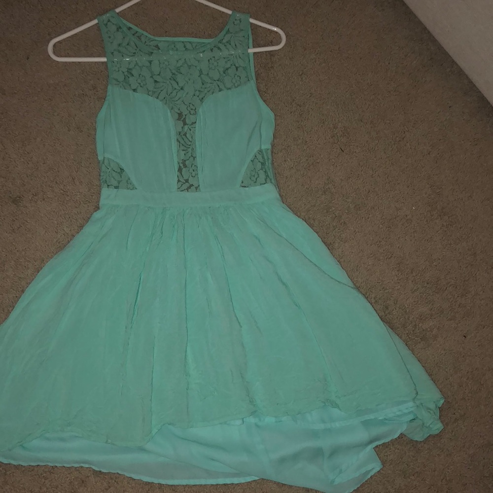 BCBG light blue dress